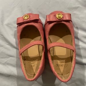 Janie & Jack - Girls Quilted Pink Flat Dress Shoes